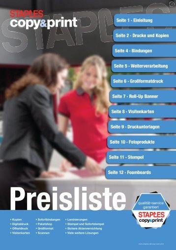 CPC Preisliste Broschüre 2017