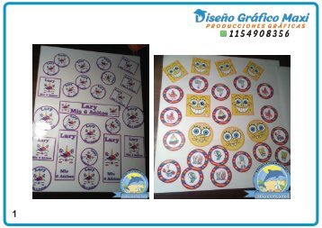 Revista stickers + invitaciones pdf