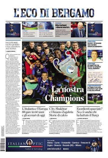 L'Eco di Bergamo - La nostra Champions
