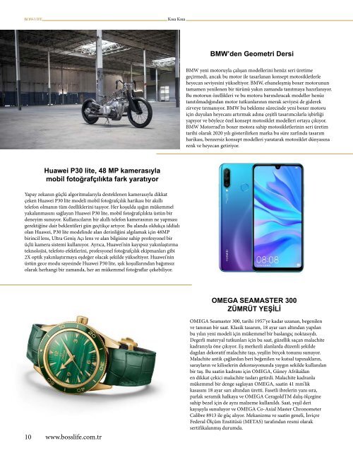 BossLife Business&Luxury Magazine Eylül 2019