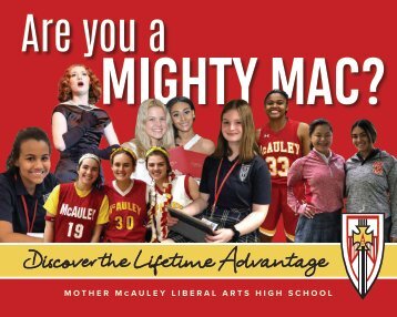 Mother McAuley Viewbook 2019