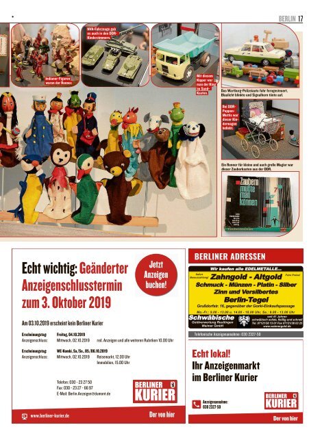 Berliner Kurier 16.09.2019