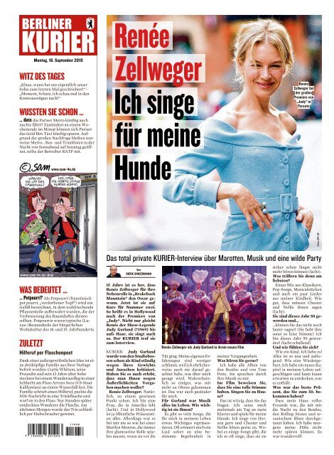 Berliner Kurier 16.09.2019