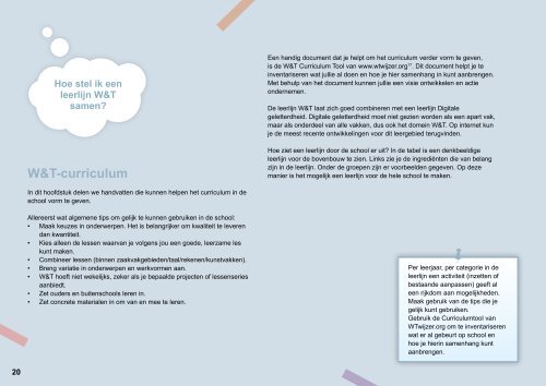 Wetenschap & Technologie implementeren in het basisonderwijs - Lessons Learned 