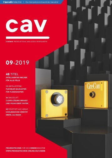 cav – Prozesstechnik für die Chemieindustrie 09.2019
