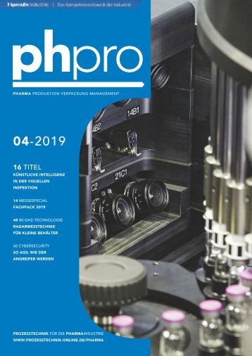 phpro – Prozesstechnik für die Pharmaindustrie 04.2019