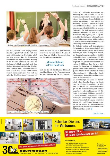 Die Wirtschaft Köln Ausgabe 06 / 2019