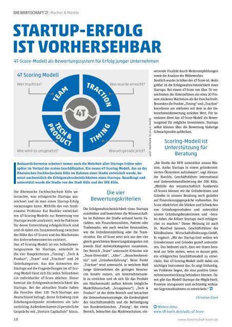 Die Wirtschaft Köln Ausgabe 06 / 2019