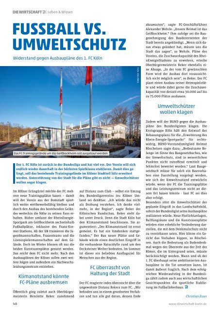 Die Wirtschaft Köln Ausgabe 06 / 2019