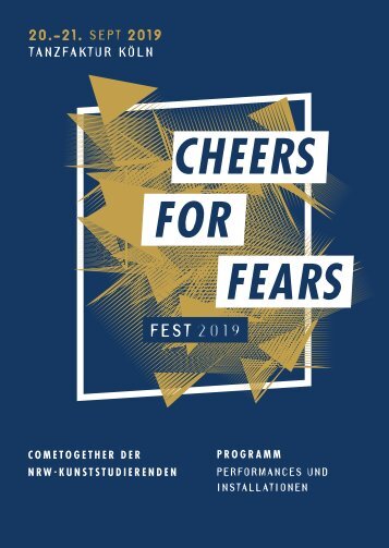 Cheers for Fears Fest 2019 - Programmheft