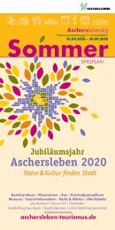 Ascherslebendig Sommerspielplan 2020