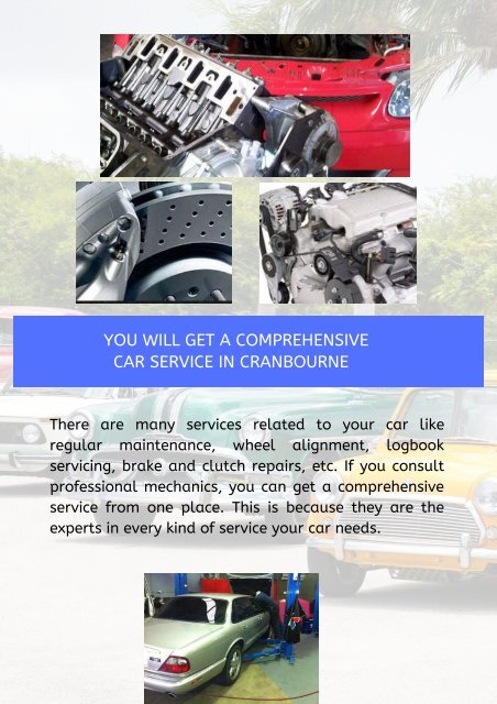 The Role of Professional Mechanics in Giving the Ultimate Car Service