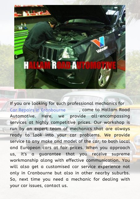 The Role of Professional Mechanics in Giving the Ultimate Car Service