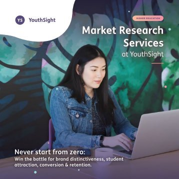 YouthSight Brochure: Market Research Services for Higher Education