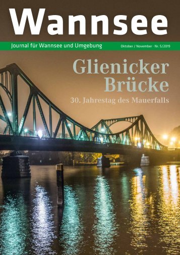 Wannsee Journal Oktober/November 2019