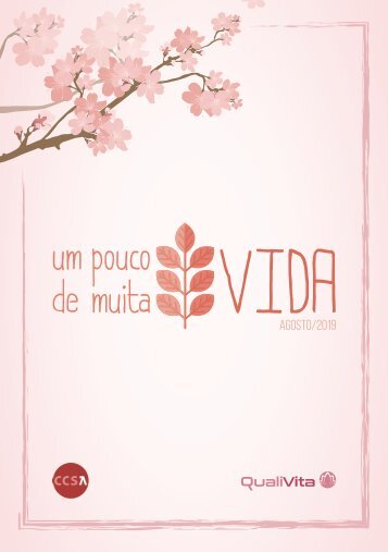 Livreto Um Pouco de Muita Vida - edição 2019