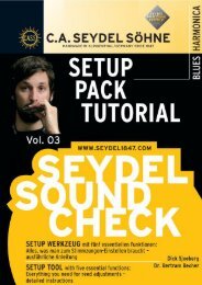 SEYDEL-Soundcheck-Vol. 3 - SETUP-PACK Tutorial