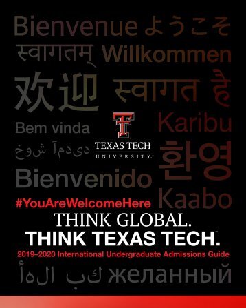 Texas Tech IED Admissions Fall 2019