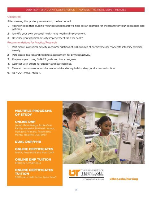 2019 Tennessee Nurses Association Book of Reports