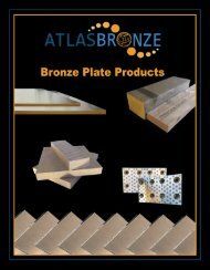 Atlas Bronze Bronze Plate Products