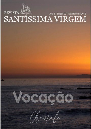 Revista Santíssima Virgem Edição Setembro 2019