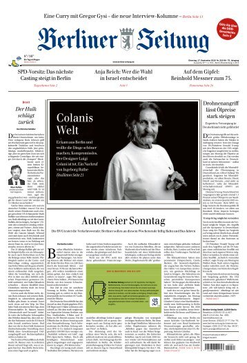 Berliner Zeitung 17.09.2019