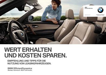 WERT ERHALTEN UND KOSTEN SPAREN. - Bmw