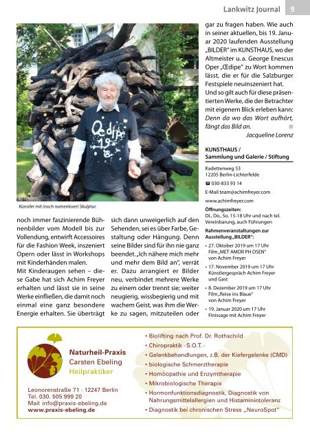 Lankwitz Journal Oktober/November 2019