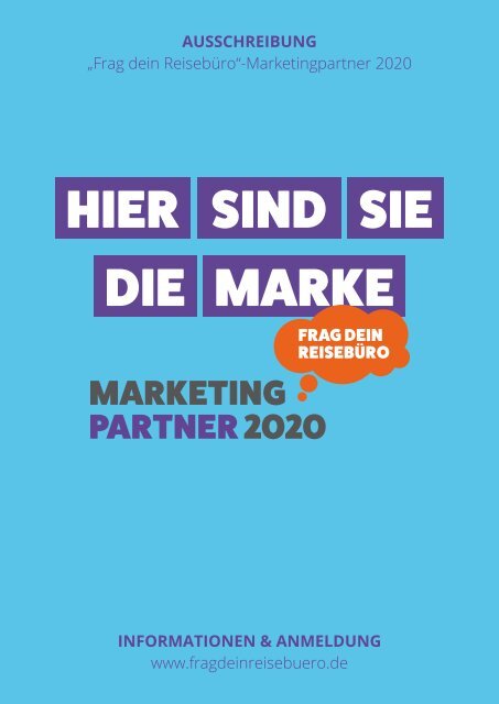 Info-Broschüre MarketingPartner 2020