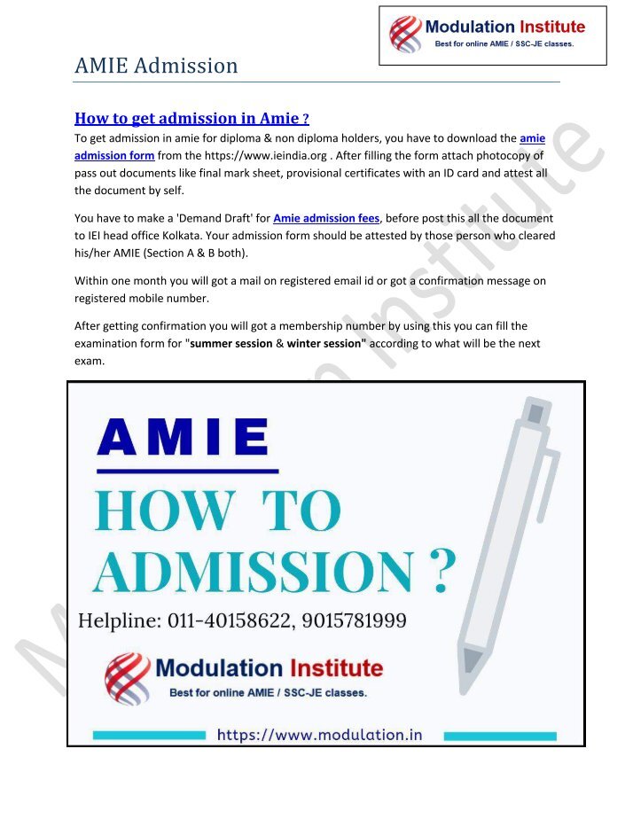 AmieAdmission Magazines