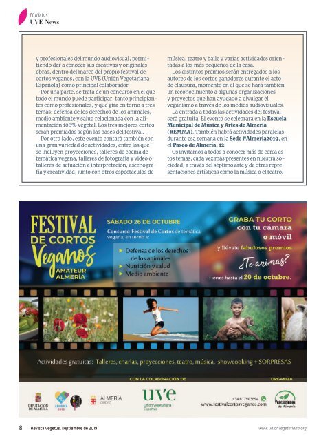 Revista Vegetus nº 33 ( Septiembre - Diciembre 2019)