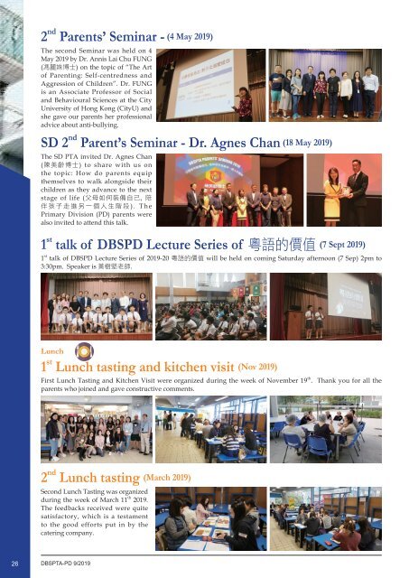 DBSPTA-PD Newsletter 2018-19