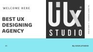 Best UX Designing Agency