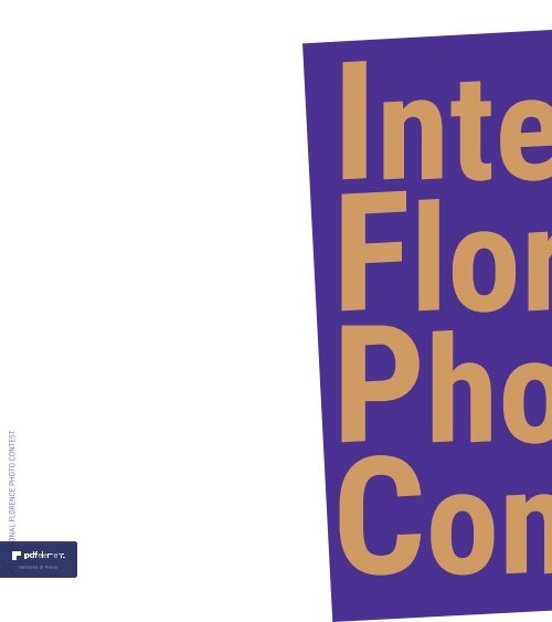 Florence Photo Contest - CATALOGUE