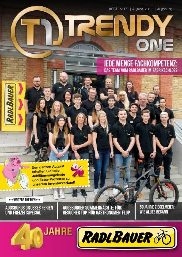 TRENDYone | Das Magazin - Augsburg - August 2018