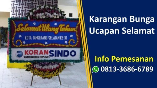 SALE !!!, Call/WA 0813-3686-6789, Karangan Bunga Bandung