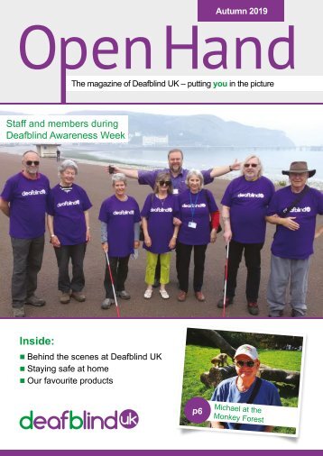 Deafblind UK Open Hand Magazine Autumn 2019