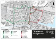 Citybusser & forslag til ruter | 2011 | Vejle Kommune i samarbejde med Sydtrafik