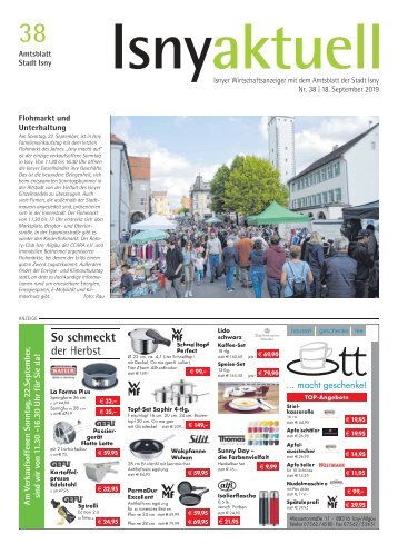 Isny Aktuell 18.09.2019