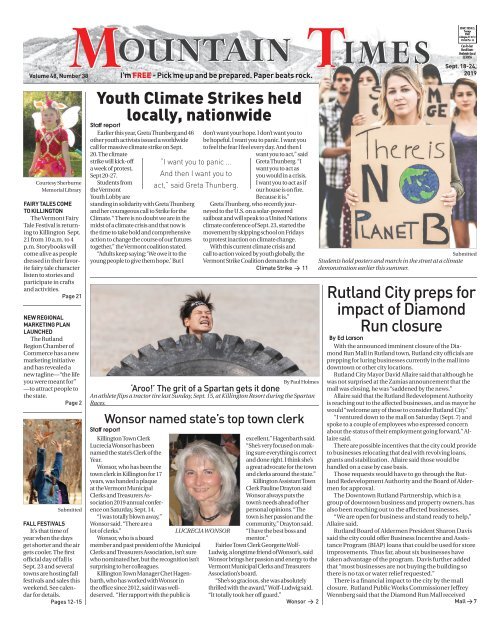 The Mountain Times - Volume 48, Number 38: Sept. 18-24, 2019