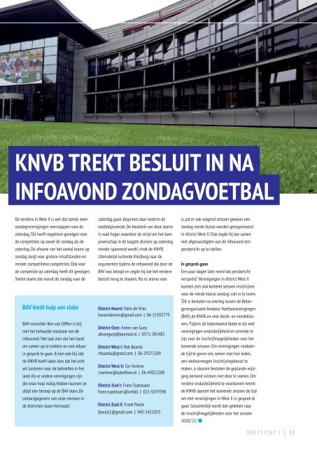 BAV Voetbalinfo - juni 2019