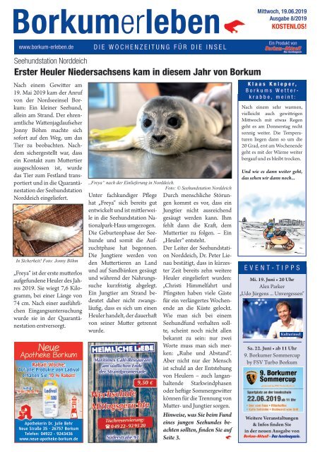 19 06 2019 Borkumerleben Die Wochenzeitung