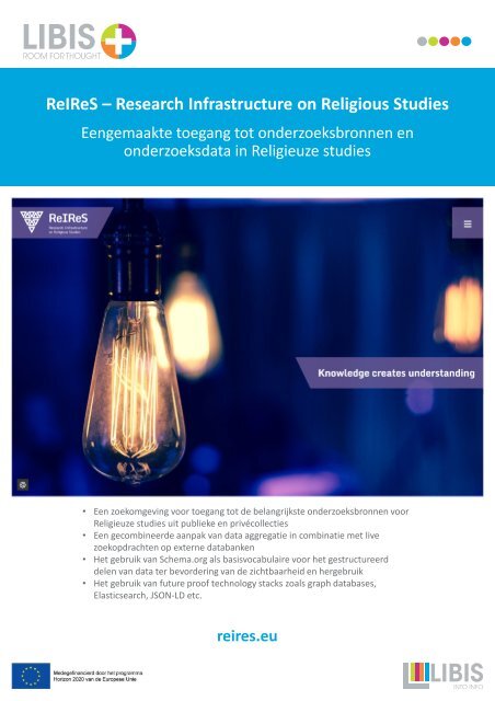 ReIReS – Research Infrastructure on Religious Studies