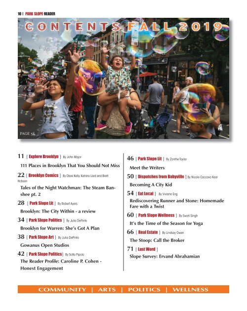 Park Slope Reader - Fall 2019 #70