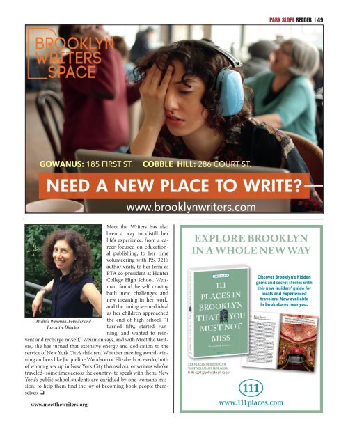 Park Slope Reader - Fall 2019 #70