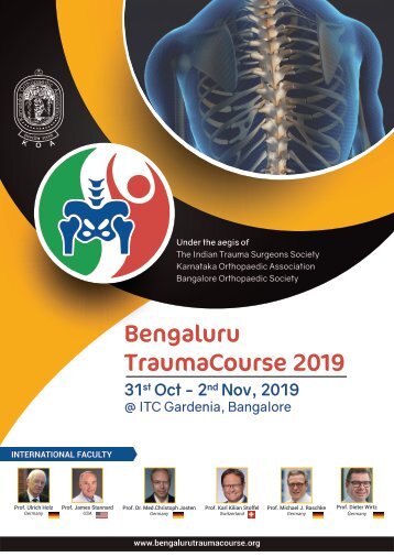 Bengaluru Trauma Course 2019  Scientific Programme