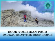 Book Your Iran Tour Packages At The Best  Price