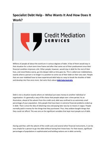 4 credit mediation