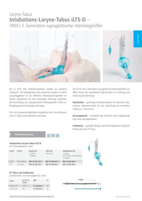 636KAT002D Produktkatalog Notfallmedizin