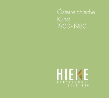 Kunsthandel Hieke - Herbstkatalog 2019